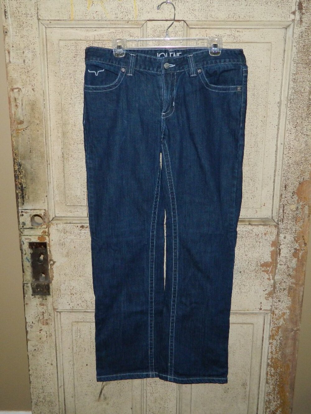 Kimes Ranch Jolene Jeans Womens Dark Wash Bootcut Denim USA 12/32 (WW-28)